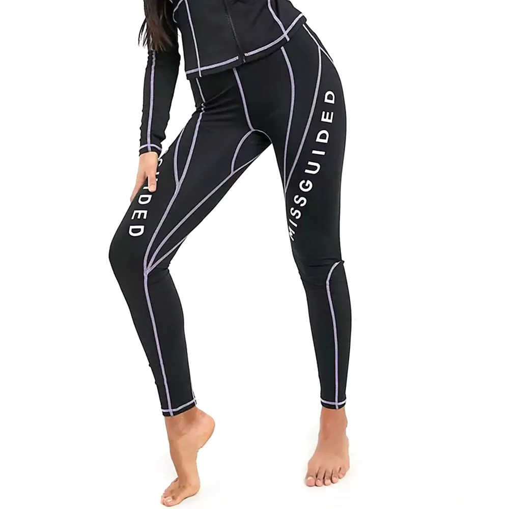 Legging imprimé pour femme, Noir