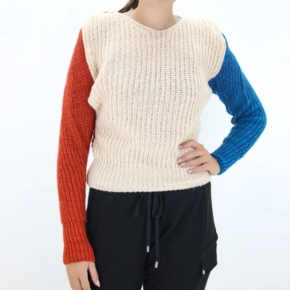 Pull à capuche en point de câble pour femmes, Multi