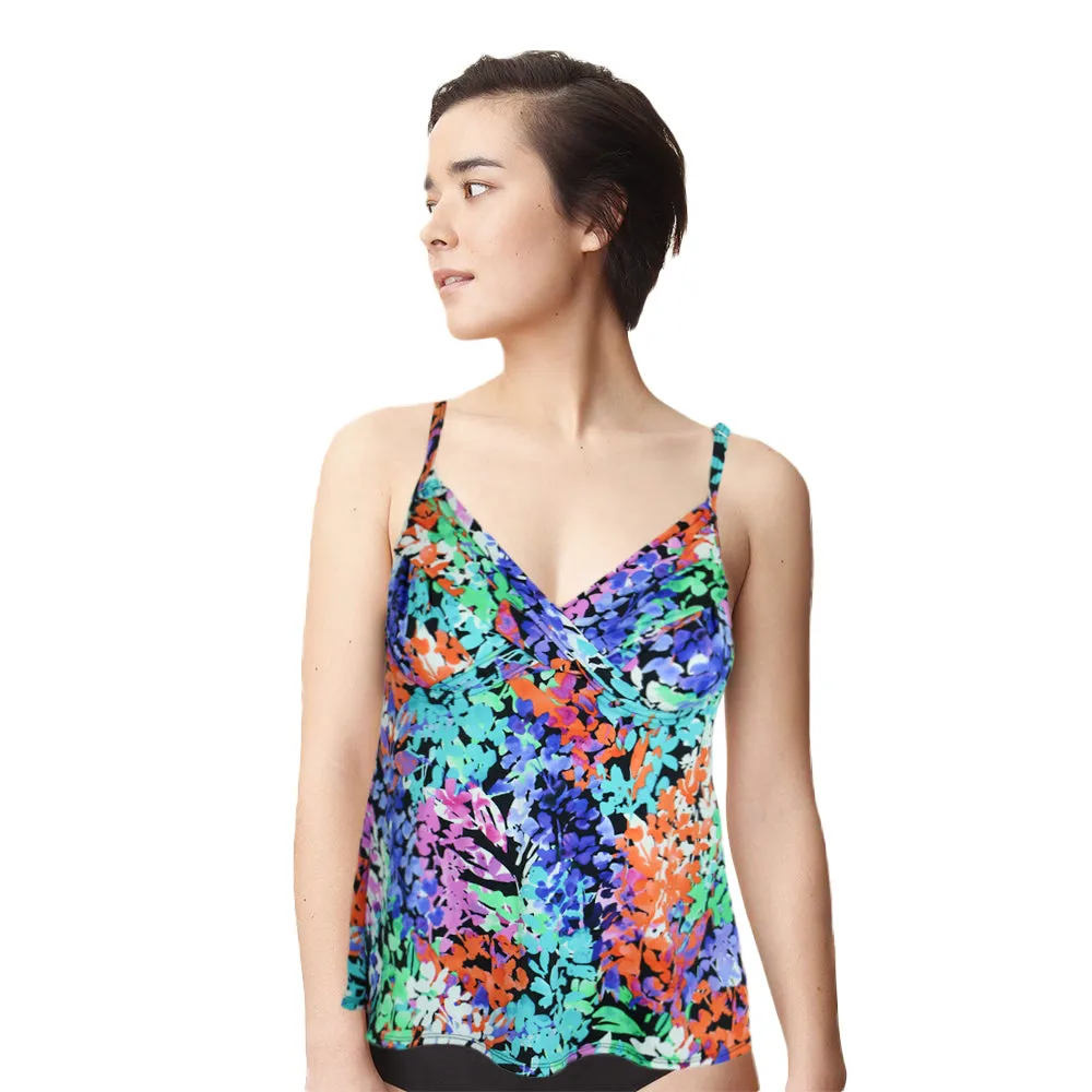 Haut de Tankini à Imprimé Fleuri pour Femme - Jardin de Rêve, Multi