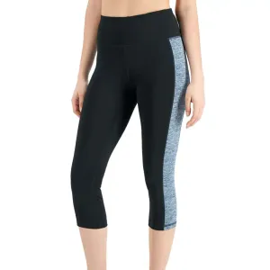 Women's Essentials Colorblocked Cropped Leggings,Black
