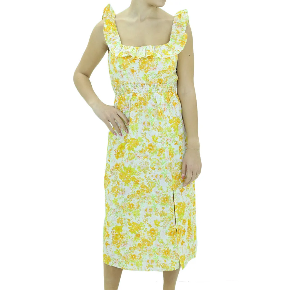 Robe courte décontractée à motifs floraux pour femme, Multi