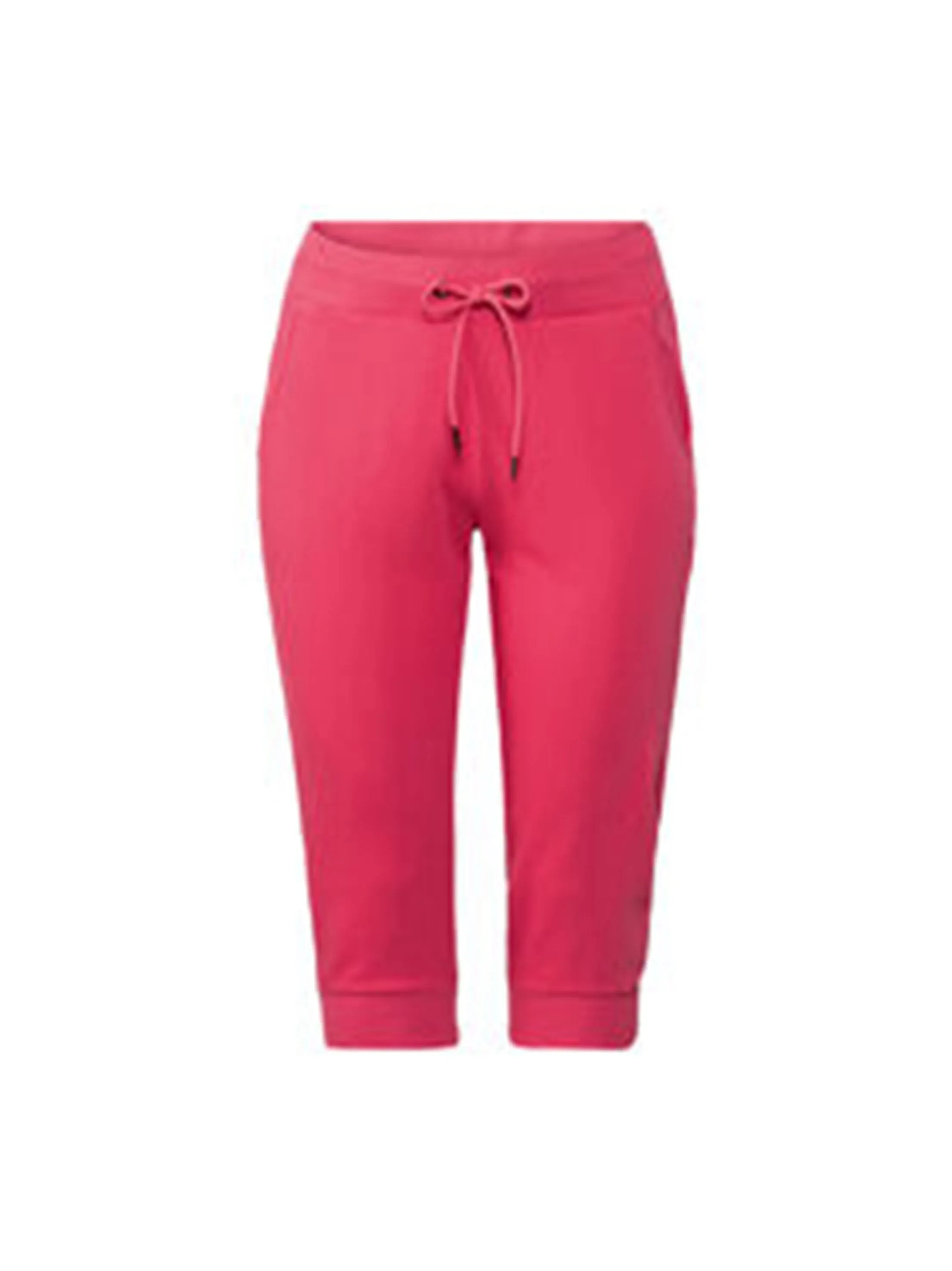 Pantalon de survêtement Capri uni pour femme, Rose