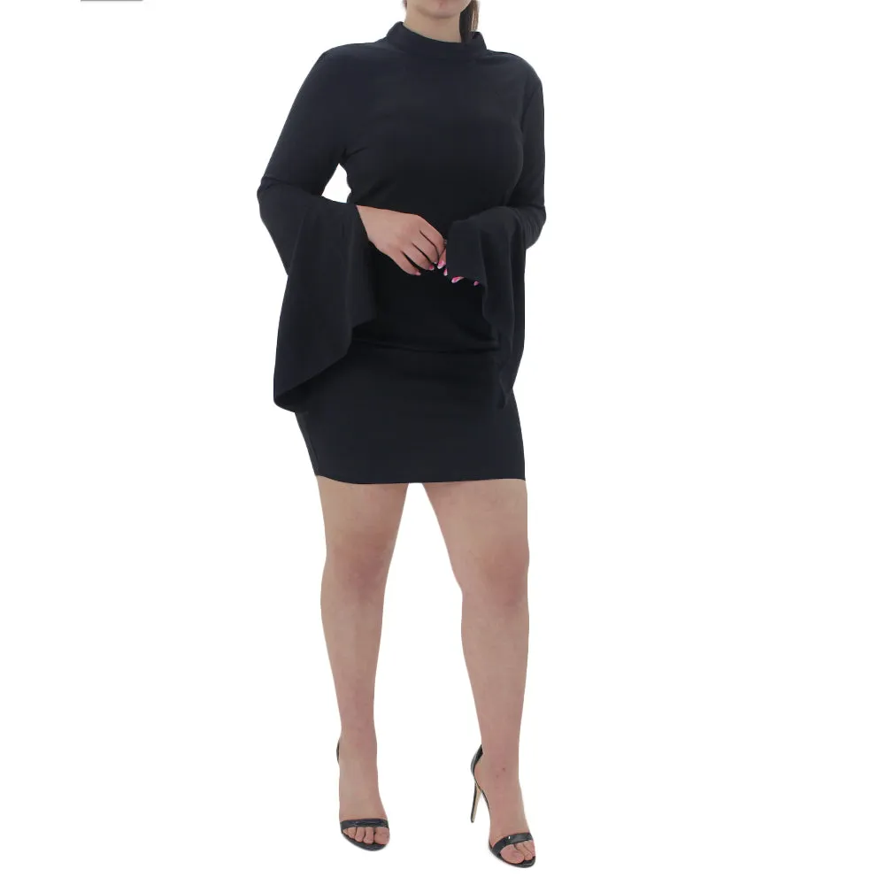 Robe formelle unie pour femme, Noir