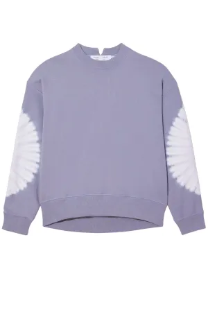 Womens Proenza Schouler Cheaper Proenza Schouler White Label Ring Tie Dye Sweatshirt - Lilac/ Off White