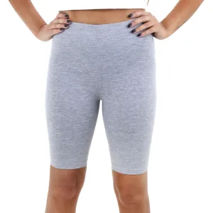 Women's Ribbed Cropped Legging,Grey