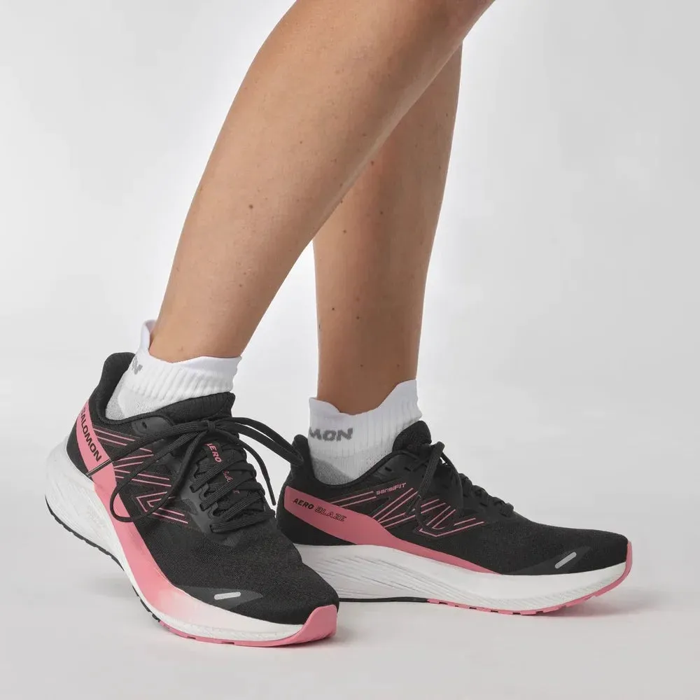 Salomon AERO Blaze pour Femme Noir / Blanc / Rose Thé