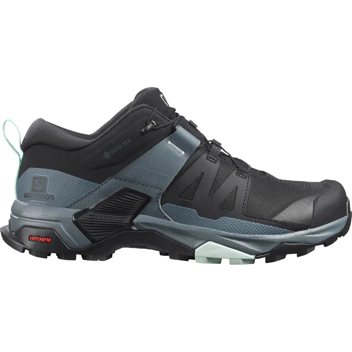 Salomon X Ultra 4 GTX pour Femme - Noir/Tempête/Opale