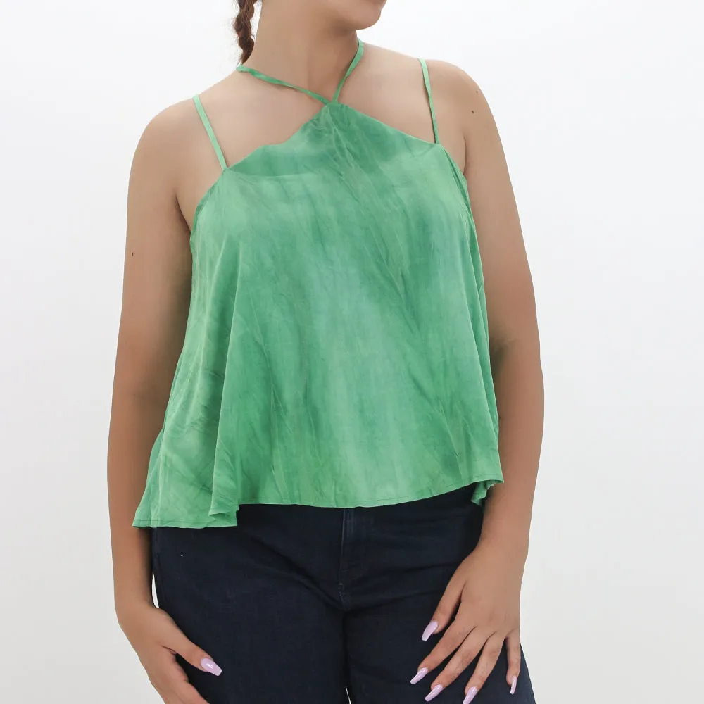 Haut décontracté Shadow pour femme, Vert