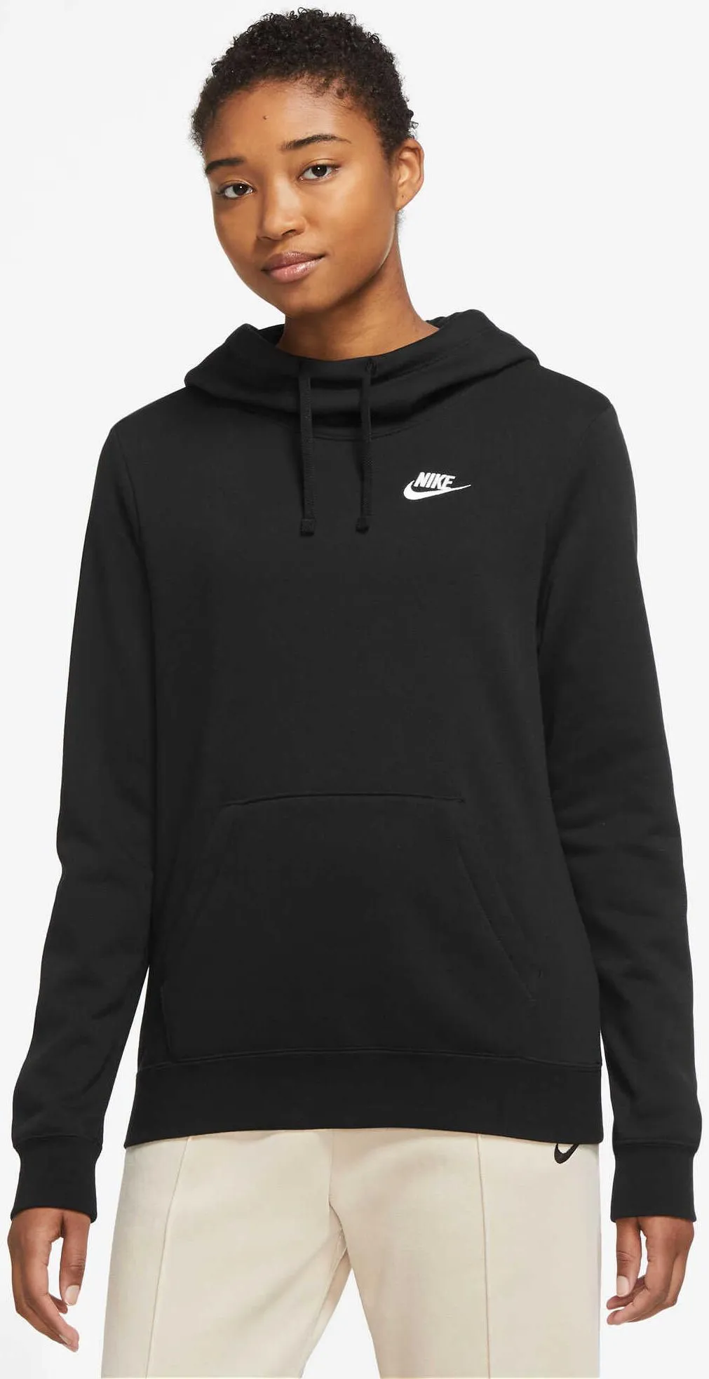 Pull à capuche en polaire club pour femme